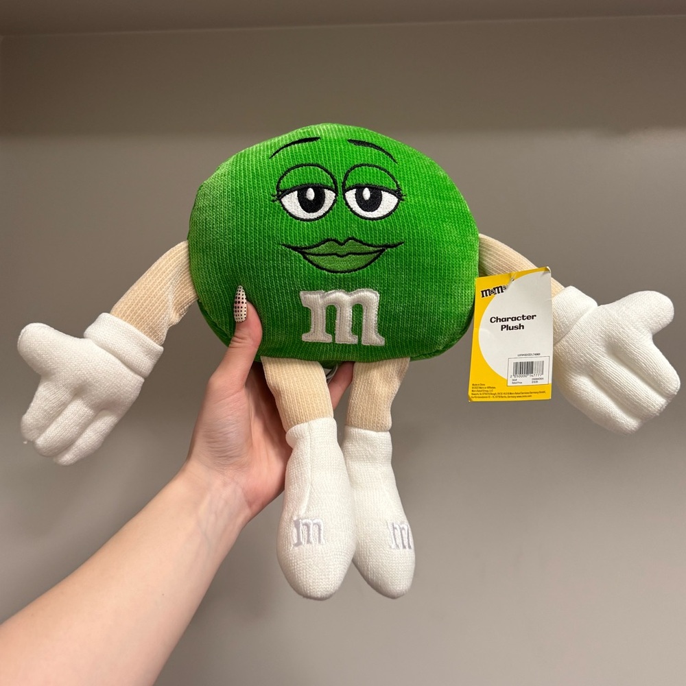 M&M's World Green Character Plush Toy